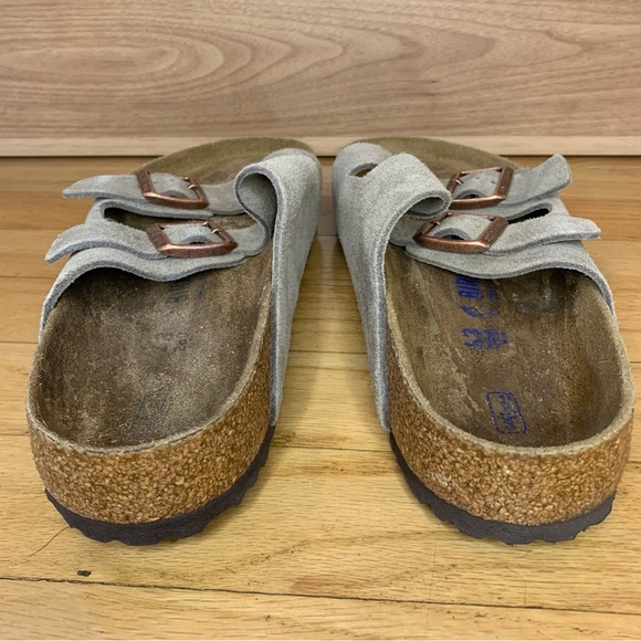 Birkenstock Arizona Soft Footbed Suede Leather Sandals - Size 43 - Picture 4 of 12